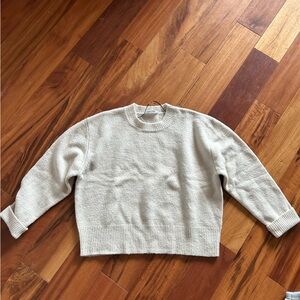 Double Zero Cream Crewneck Sweater